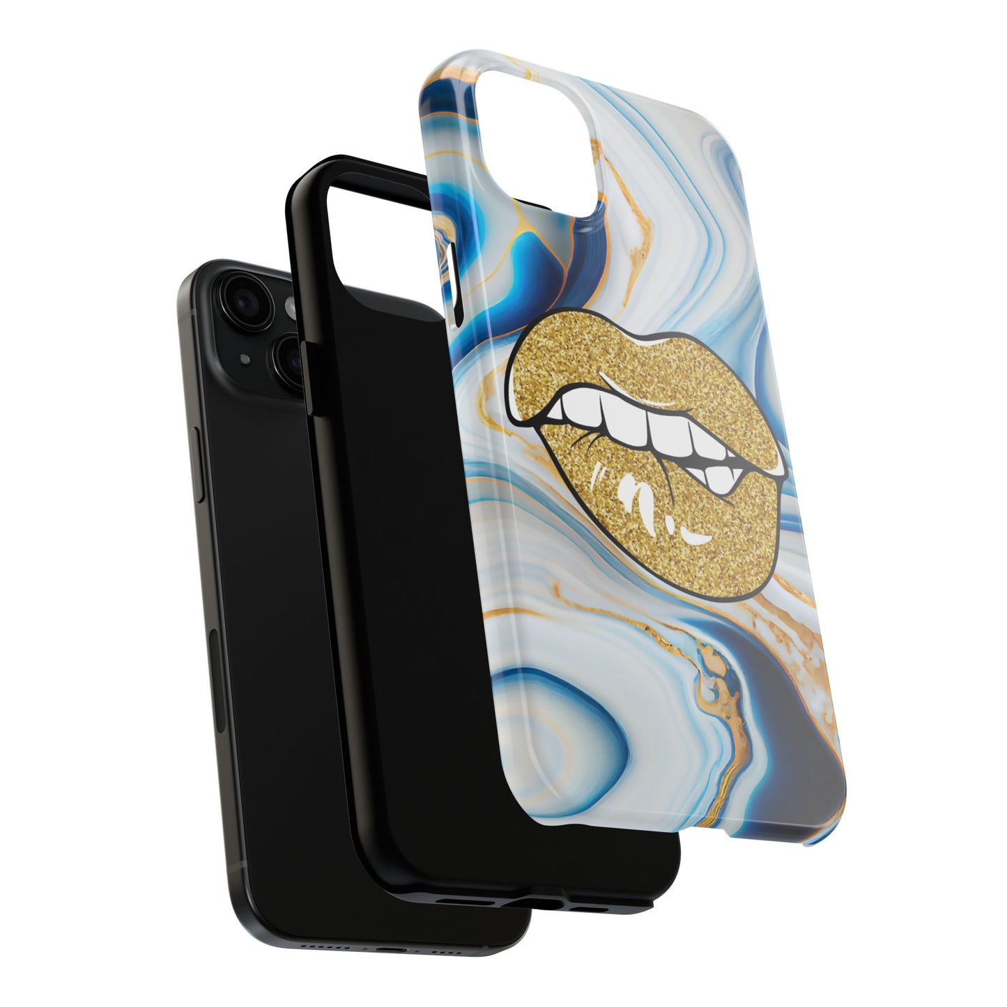 Marbled Kiss (Tough Phone Case)