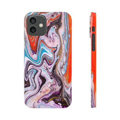 Abstract Elegance Marbled Phone Case - Slim and Protective