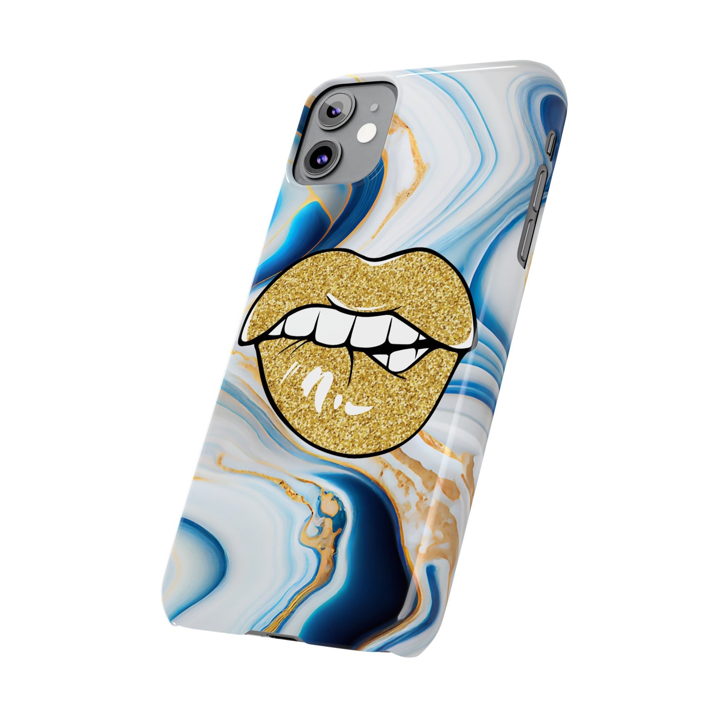 Marbled Kiss (Slim Phone Case)