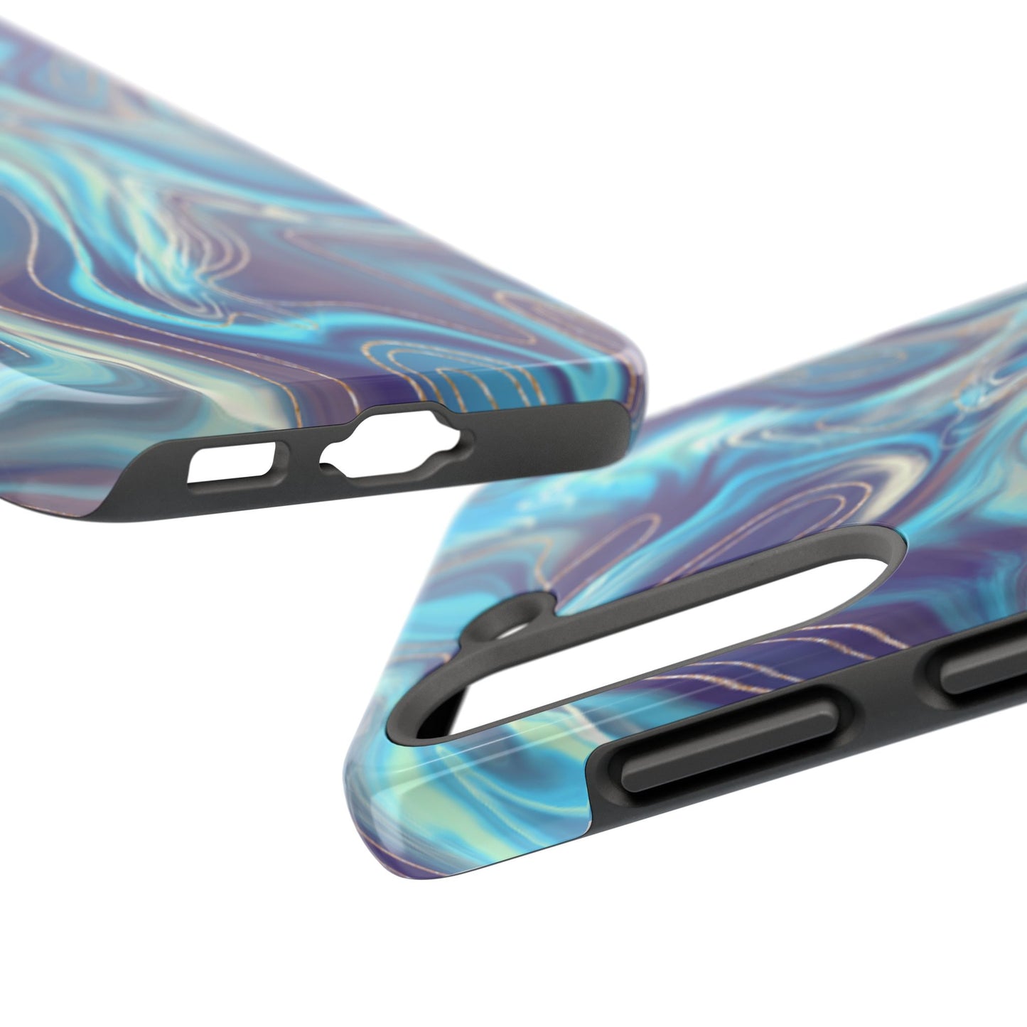 Aurora Swirl Impact-Resistant Phone Case