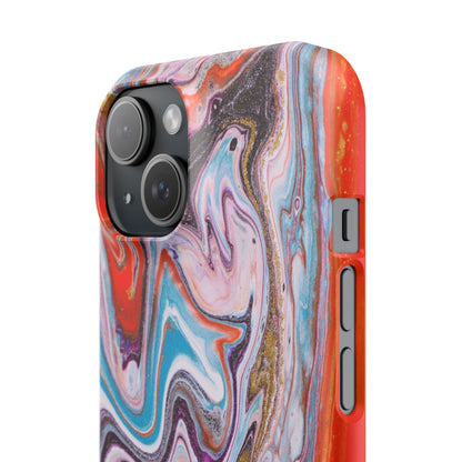 Abstract Elegance Marbled Phone Case - Slim and Protective