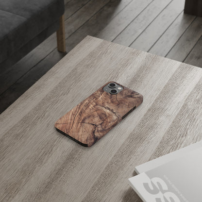 Natural Wood Grain Elegance Slim Phone Case