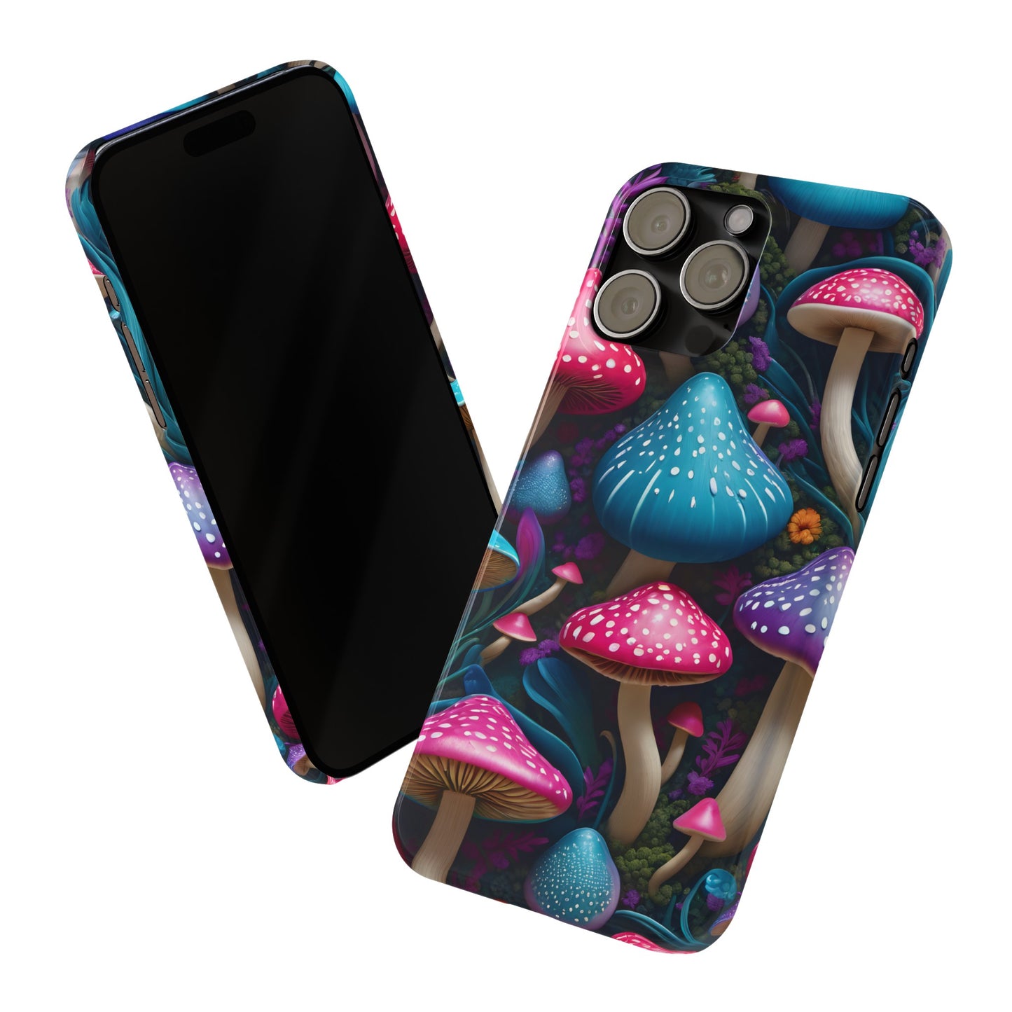 Whimsical  Mushroom Wonderland  (Slim Phone Case)