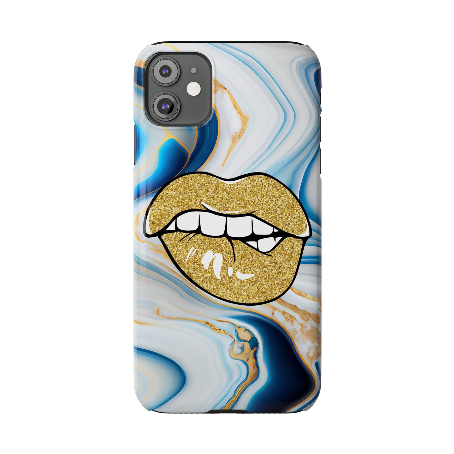 Marbled Kiss (Slim Phone Case)