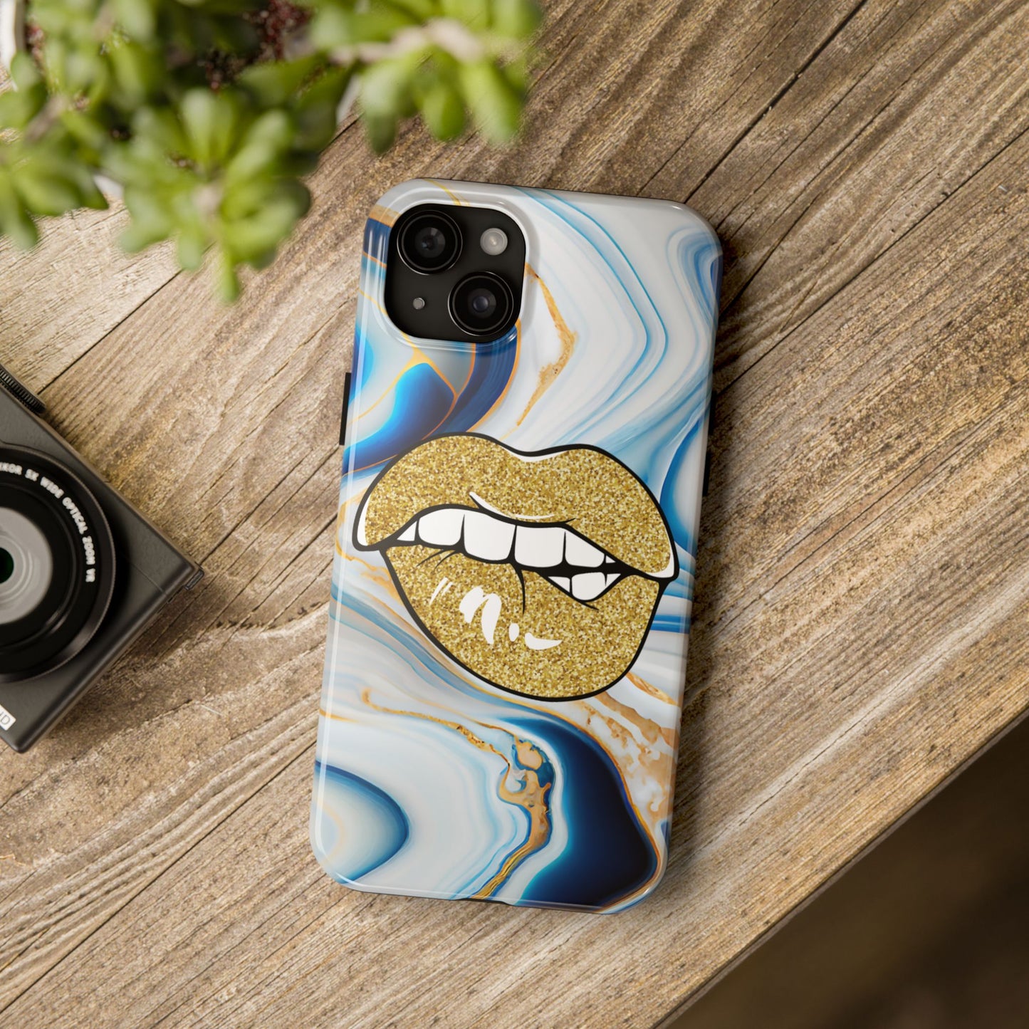 Marbled Kiss (Tough Phone Case)