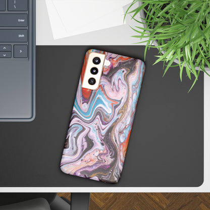 Abstract Elegance Marbled Phone Case - Slim and Protective