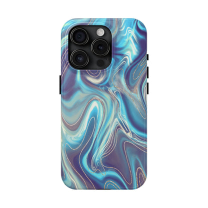 Aurora Swirl Impact-Resistant Phone Case