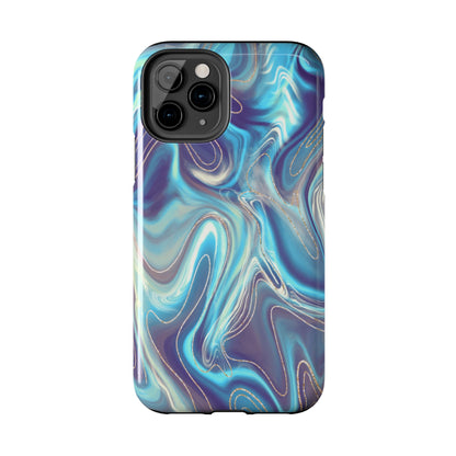 Aurora Swirl Impact-Resistant Phone Case