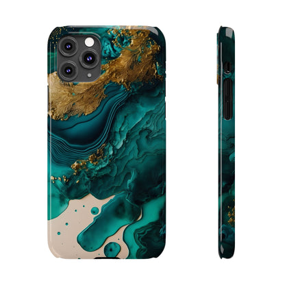 Abstract Geometric Bliss Slim Phone Case