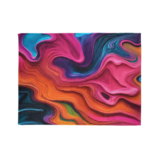 Vibrant Dreams Soft Polyester Blanket