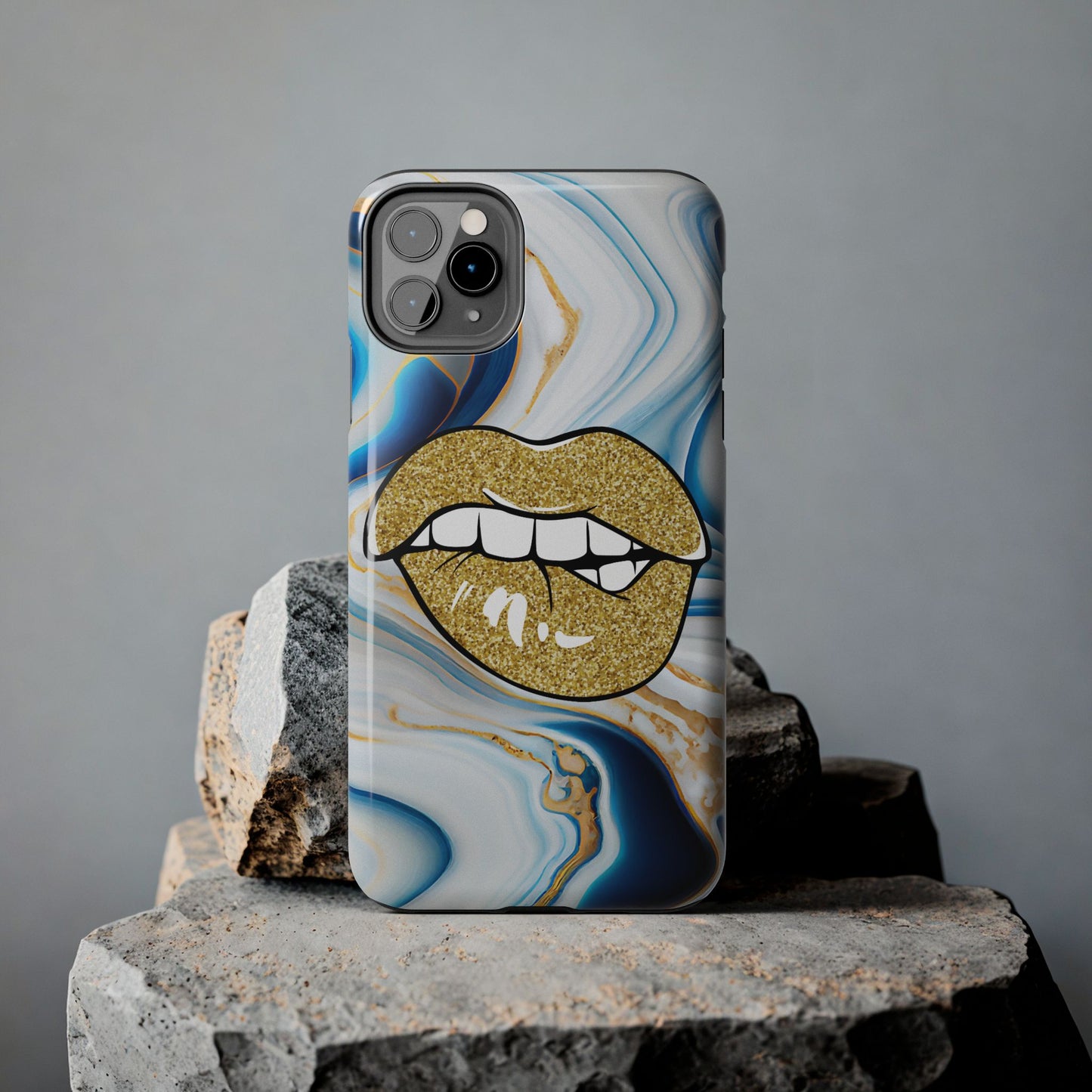 Marbled Kiss (Tough Phone Case)