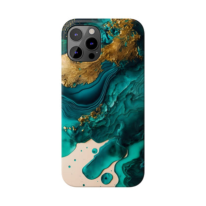 Abstract Geometric Bliss Slim Phone Case