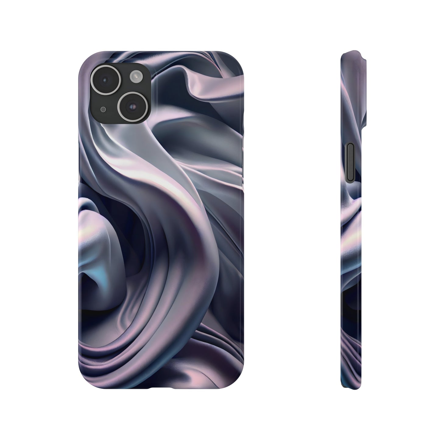 Ethereal Blue Bloom - Slim Phone Case