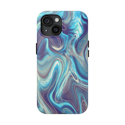 Aurora Swirl Impact-Resistant Phone Case