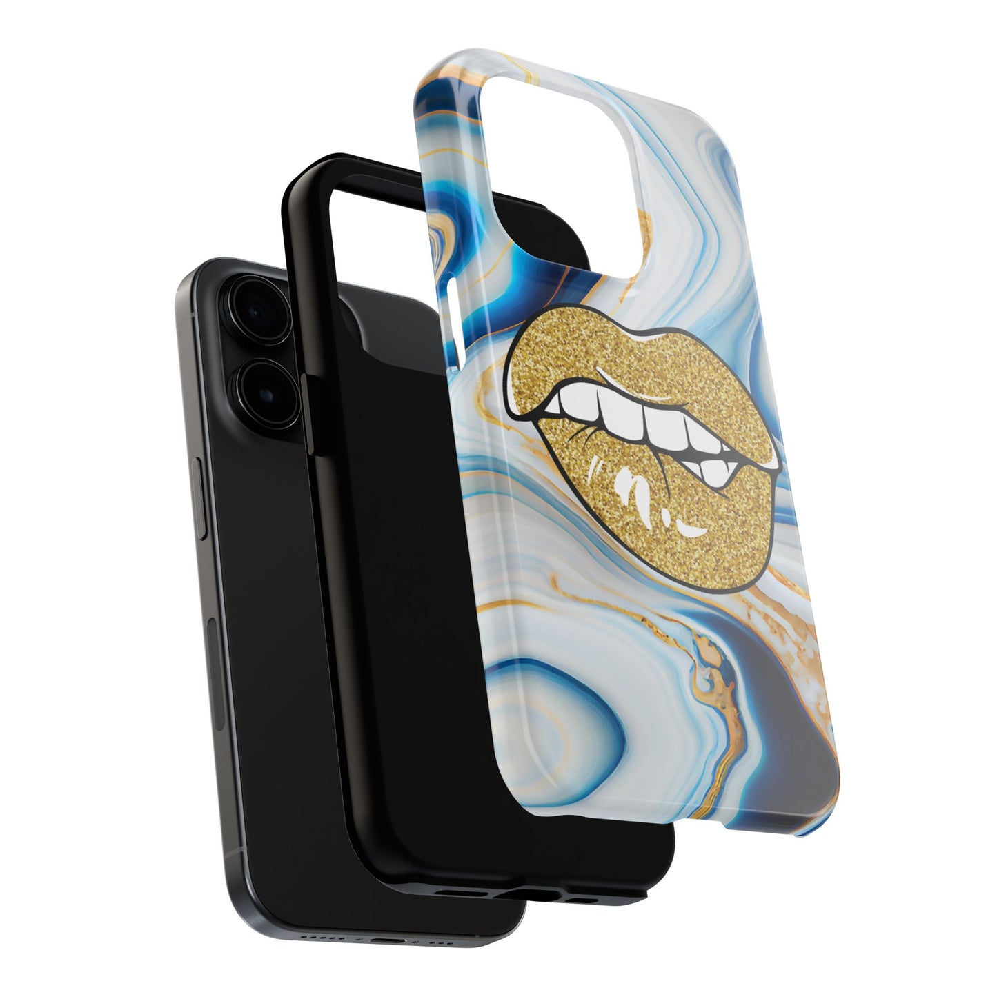 Marbled Kiss (Tough Phone Case)