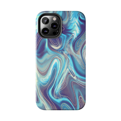 Aurora Swirl Impact-Resistant Phone Case