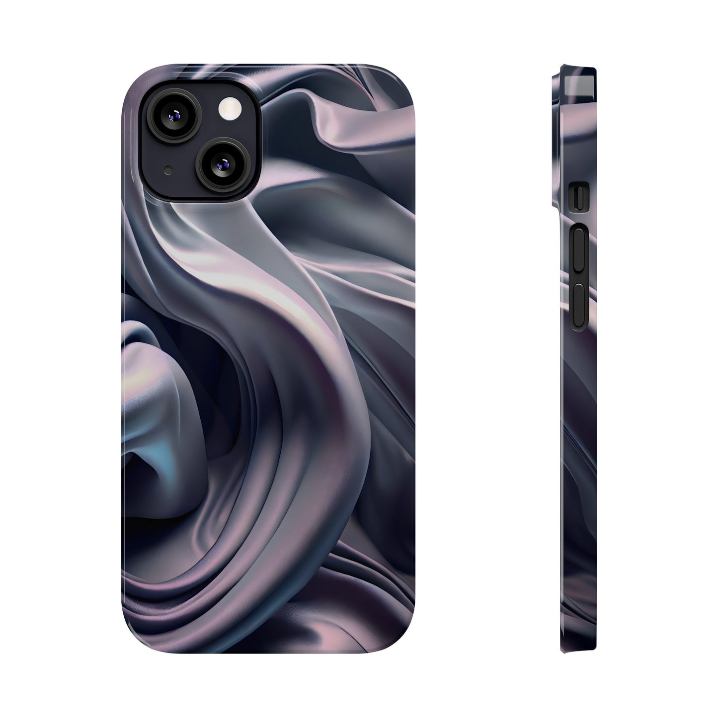 Ethereal Blue Bloom - Slim Phone Case