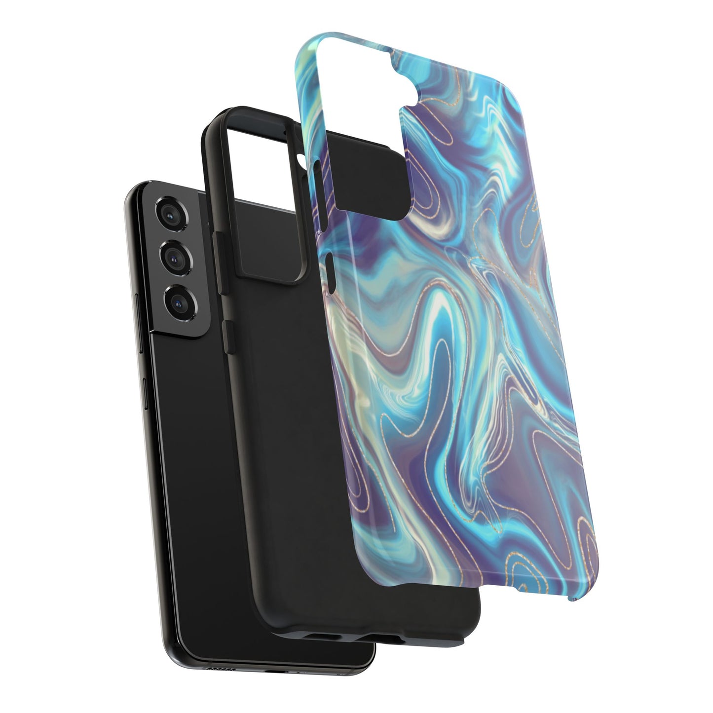 Aurora Swirl Impact-Resistant Phone Case