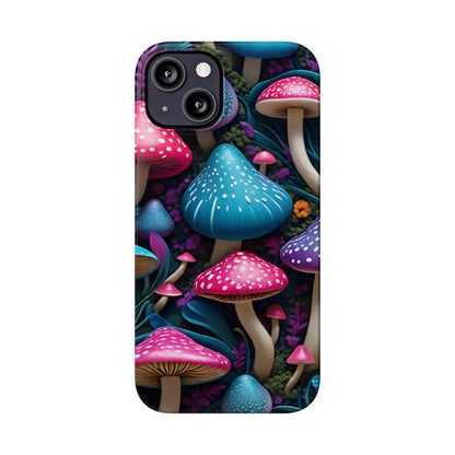 Whimsical  Mushroom Wonderland  (Slim Phone Case)