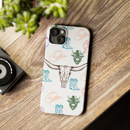 CowGirl World (Slim Phone Cases)