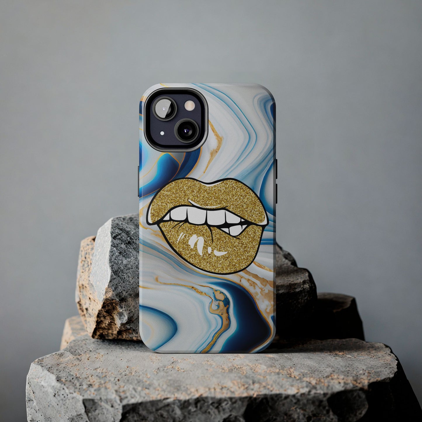 Marbled Kiss (Tough Phone Case)