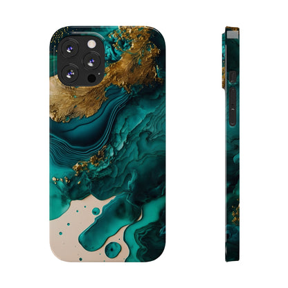 Abstract Geometric Bliss Slim Phone Case