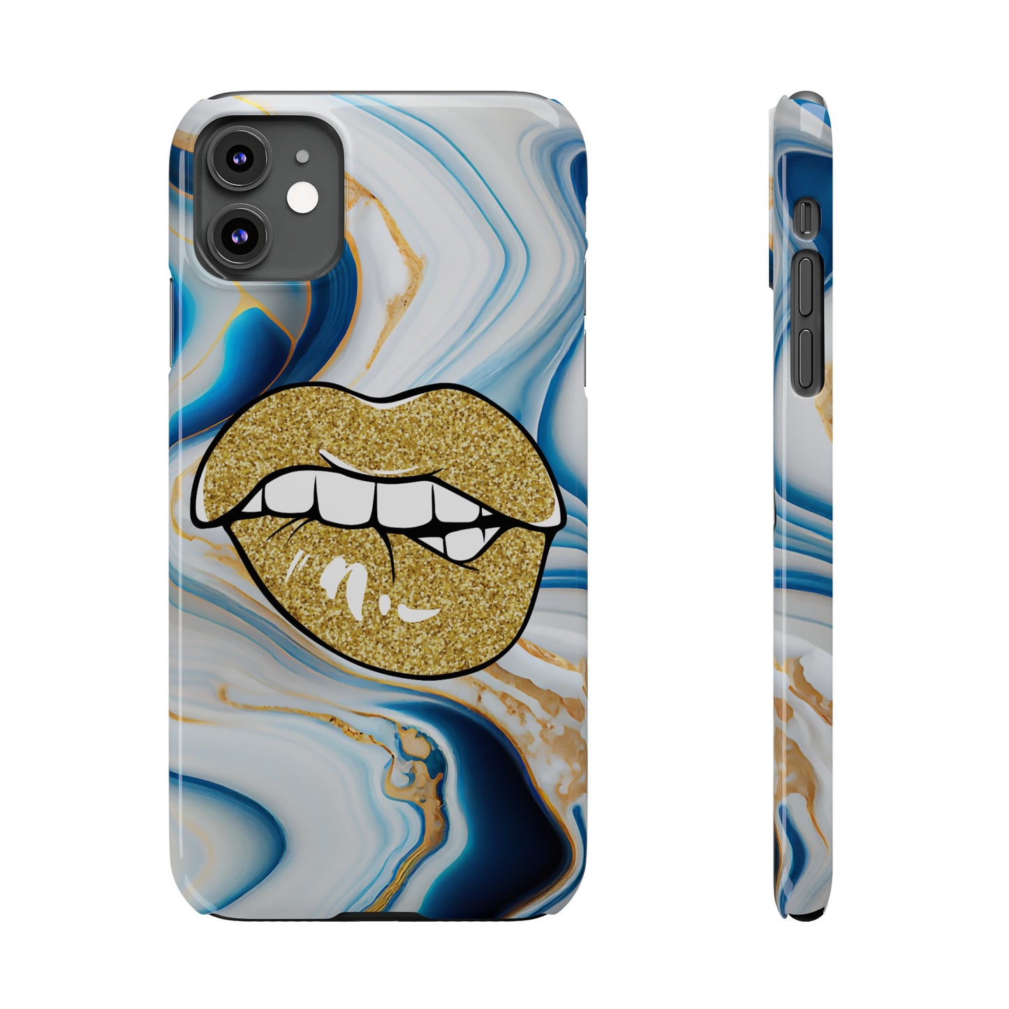 Marbled Kiss (Slim Phone Case)