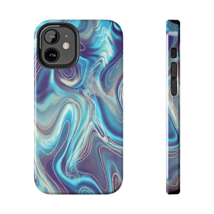 Aurora Swirl Impact-Resistant Phone Case