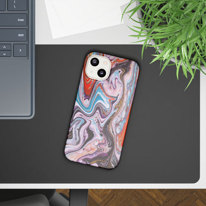 Abstract Elegance Marbled Phone Case - Slim and Protective