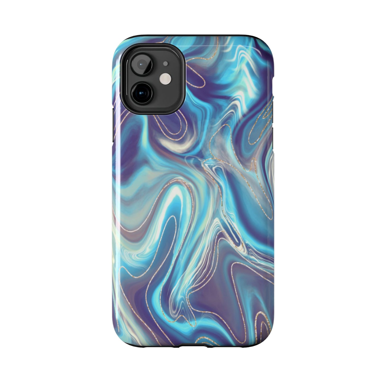 Aurora Swirl Impact-Resistant Phone Case