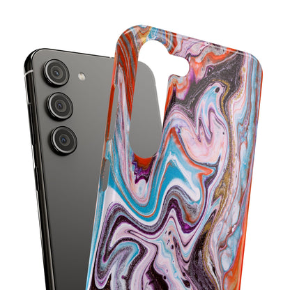 Abstract Elegance Marbled Phone Case - Slim and Protective