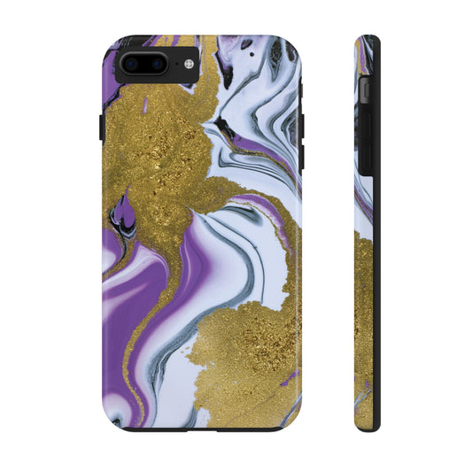 Luxe Marble & Gold Vein Ultra-Durable Phone Case for Maximum Protection