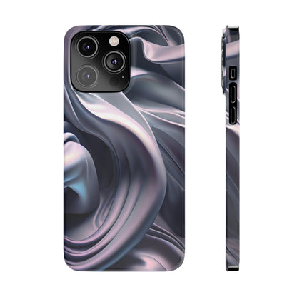 Ethereal Blue Bloom - Slim Phone Case