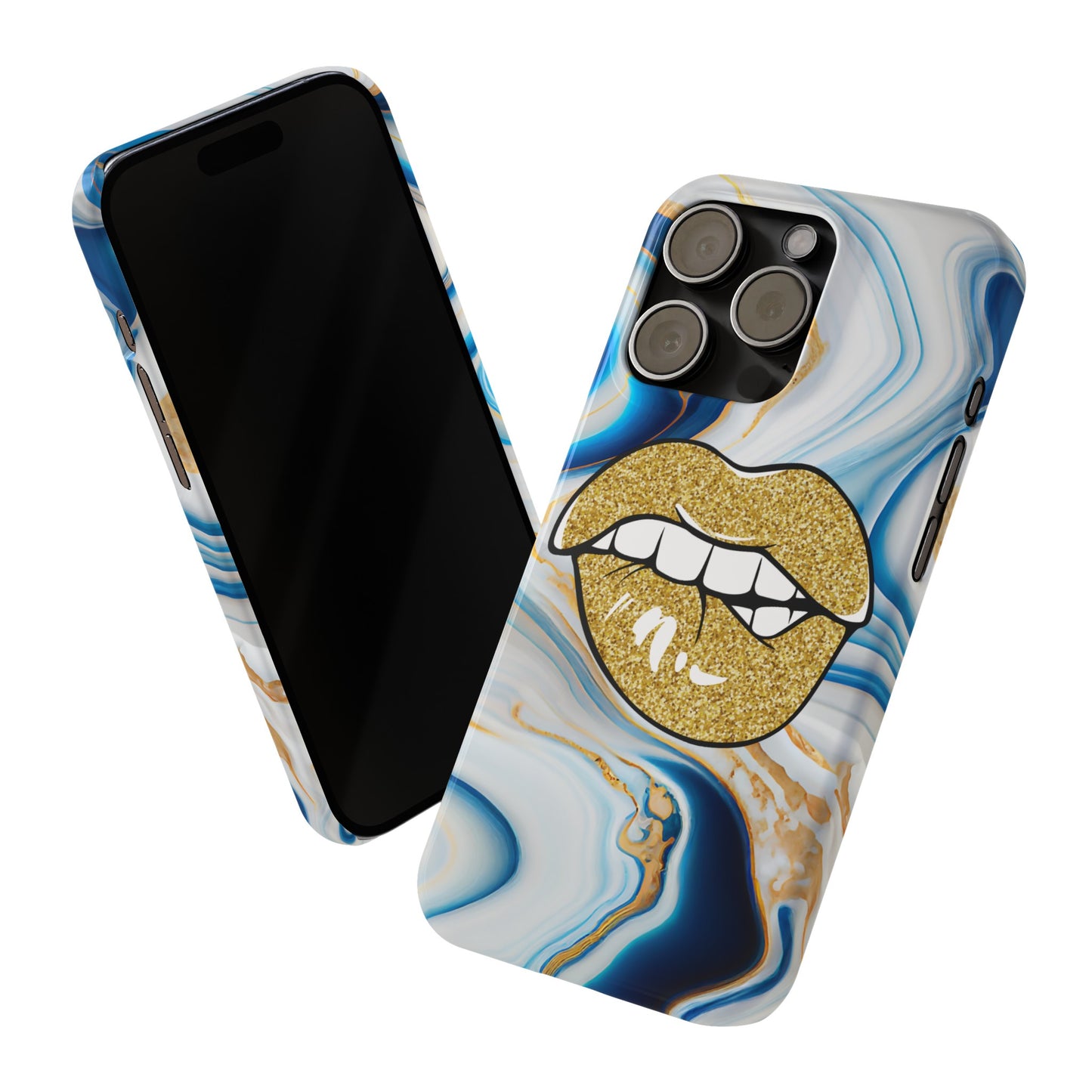 Marbled Kiss (Slim Phone Case)