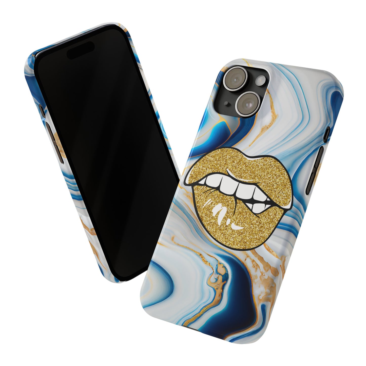 Marbled Kiss (Slim Phone Case)