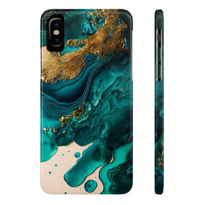 Abstract Geometric Bliss Slim Phone Case