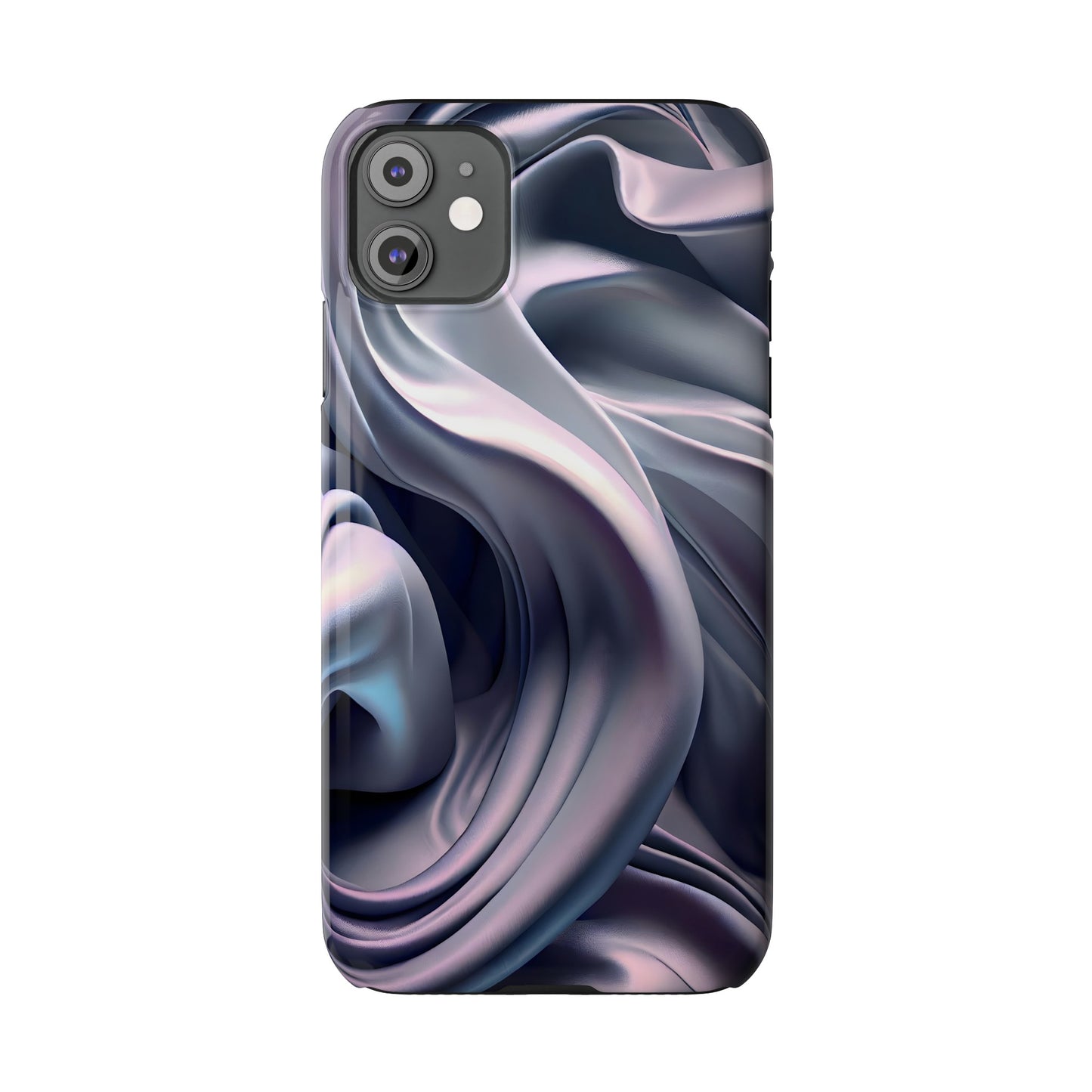 Ethereal Blue Bloom - Slim Phone Case