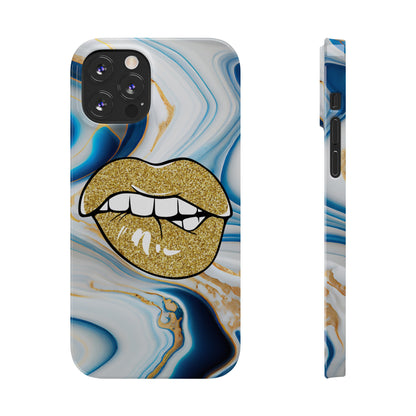 Marbled Kiss (Slim Phone Case)