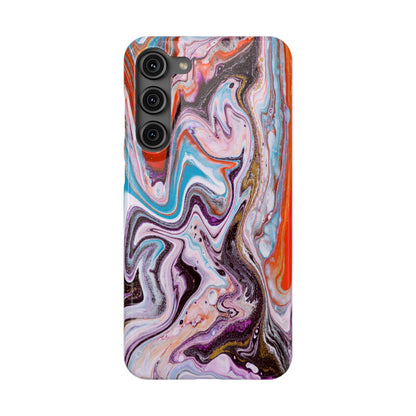 Abstract Elegance Marbled Phone Case - Slim and Protective