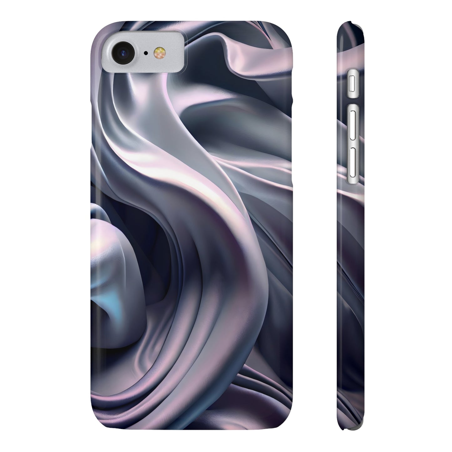 Ethereal Blue Bloom - Slim Phone Case