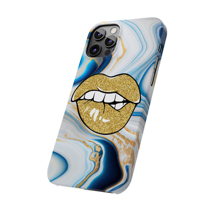 Marbled Kiss (Slim Phone Case)