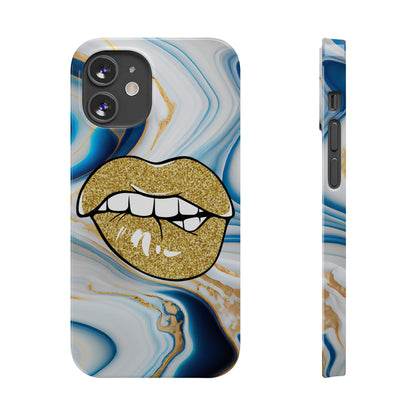 Marbled Kiss (Slim Phone Case)