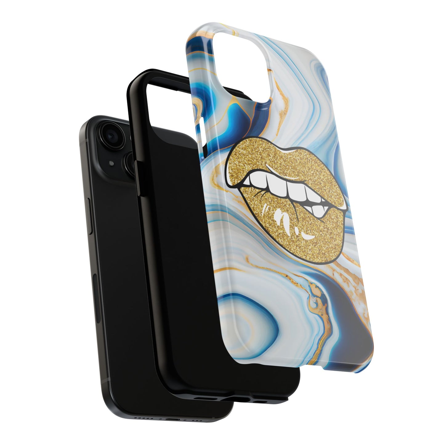 Marbled Kiss (Tough Phone Case)