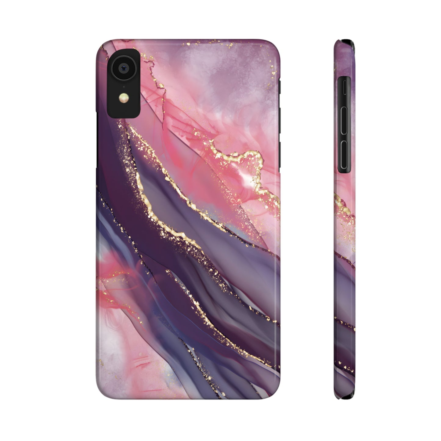 "Elegant Marbling Euphoria - Slim Phone Case