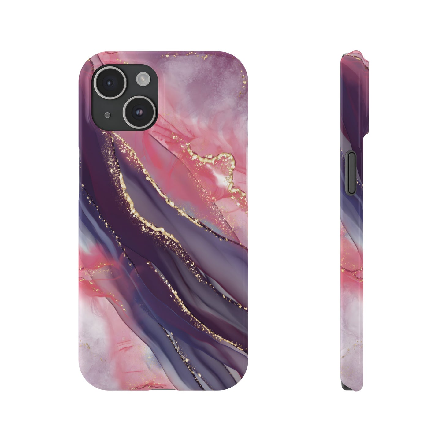 "Elegant Marbling Euphoria - Slim Phone Case