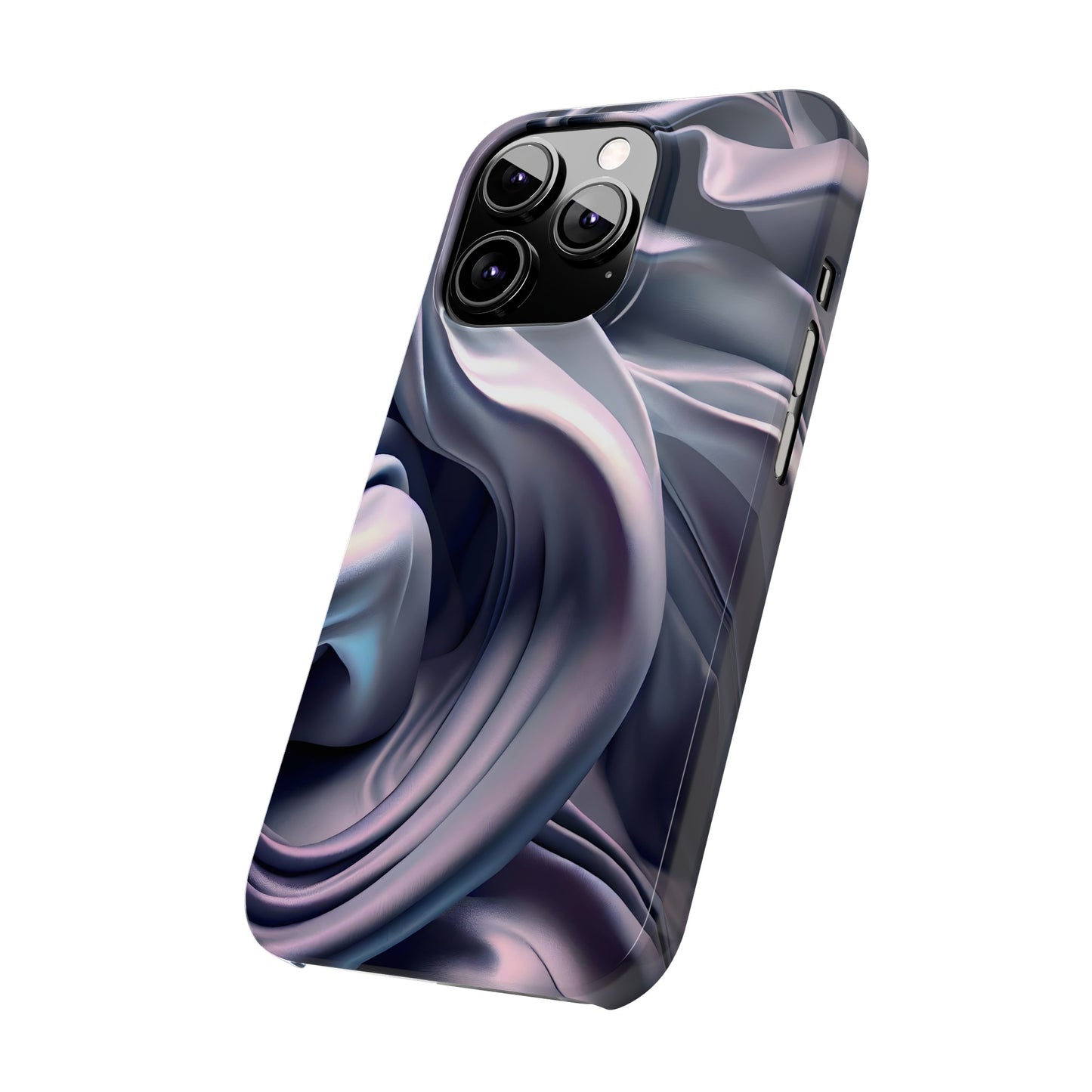 Ethereal Blue Bloom - Slim Phone Case