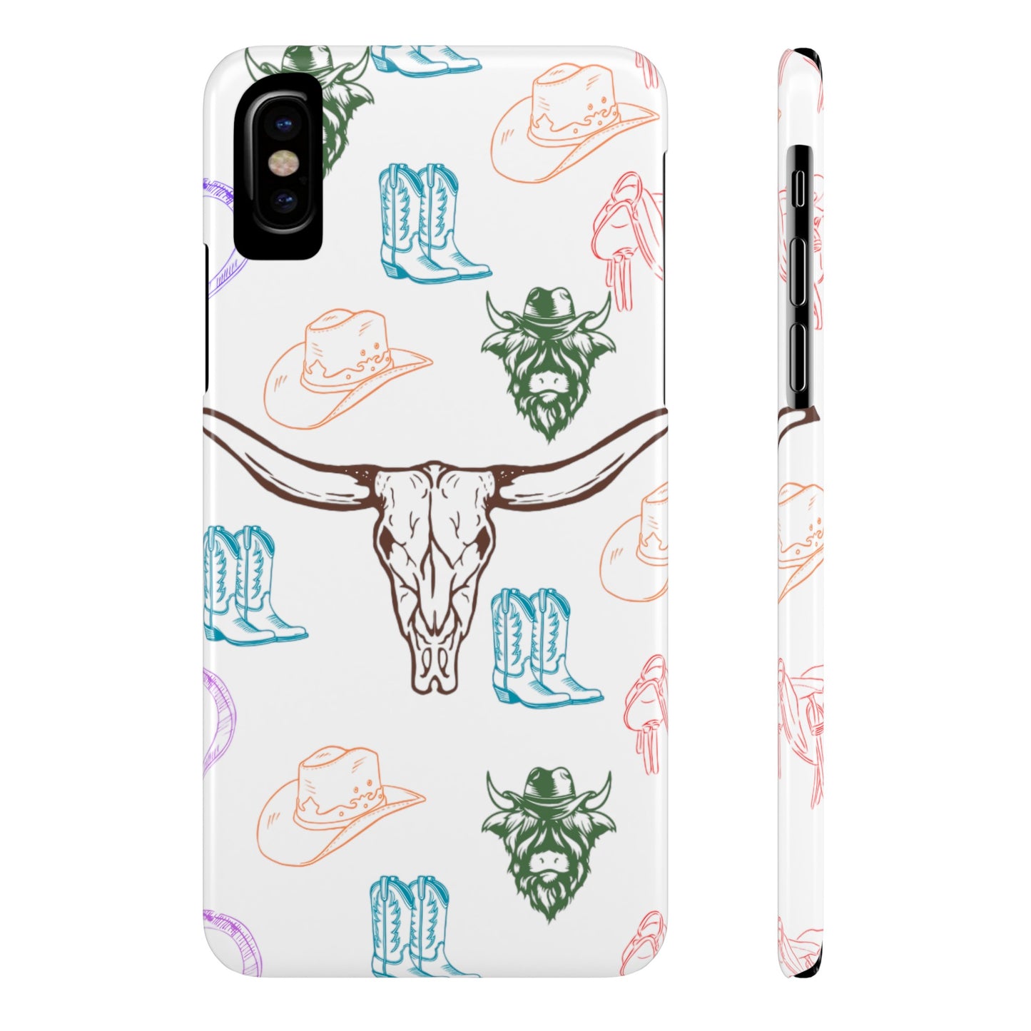 CowGirl World (Slim Phone Cases)