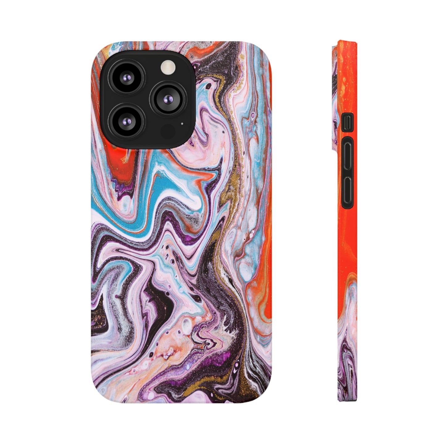 Abstract Elegance Marbled Phone Case - Slim and Protective