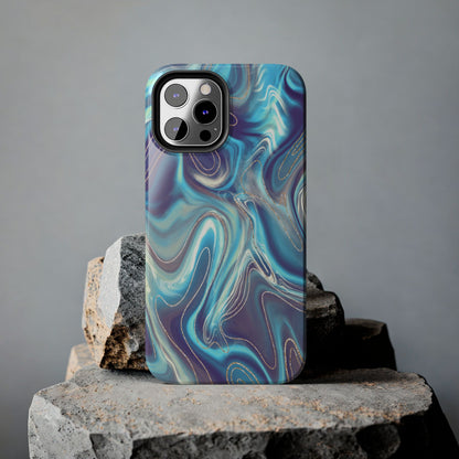 Aurora Swirl Impact-Resistant Phone Case