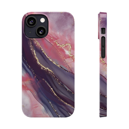 "Elegant Marbling Euphoria - Slim Phone Case